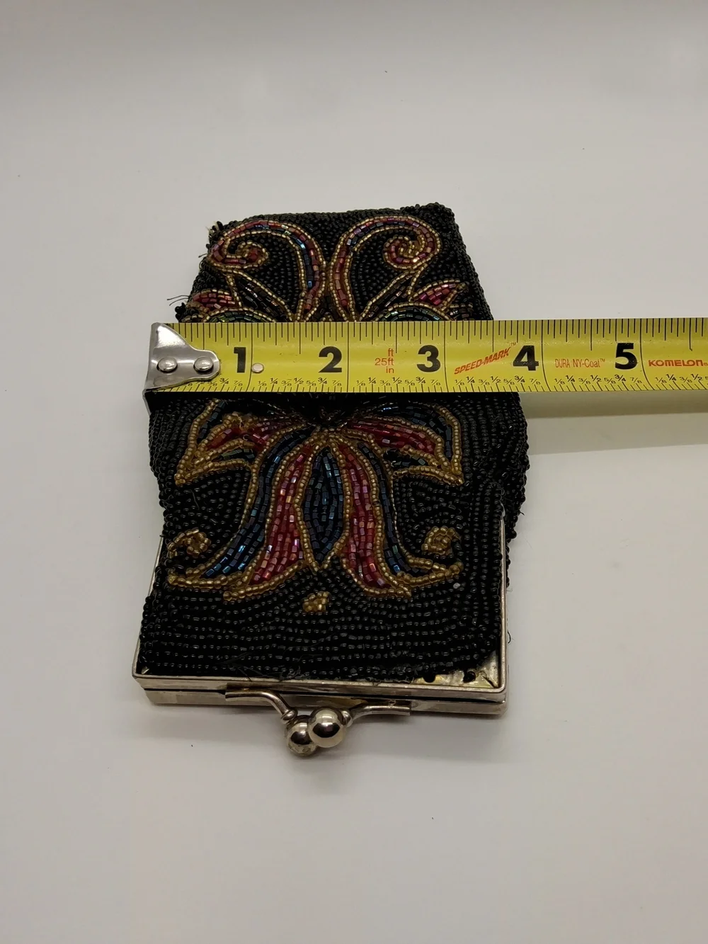 1950's L. Regale Beaded Coin Purse/Cigarette Case/Glasses Holder